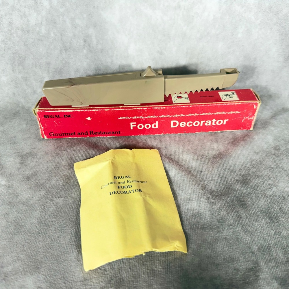Vtg Regal Food Decorator Item 990 Gourmet Restaurant Garnishing Tool 80s NIB NOS